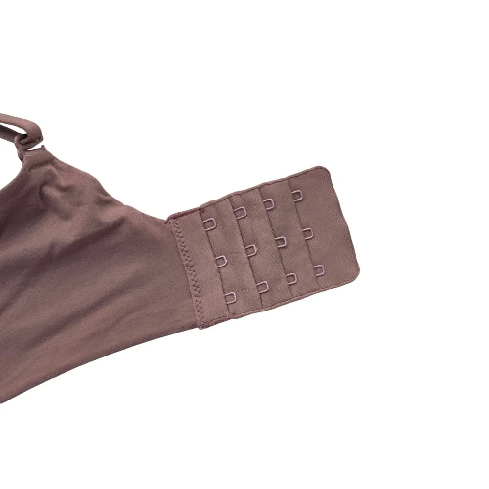 Ambrielle Super Soft Full Coverage Underwire Bra 34DDD Mauve Brown 76220-3